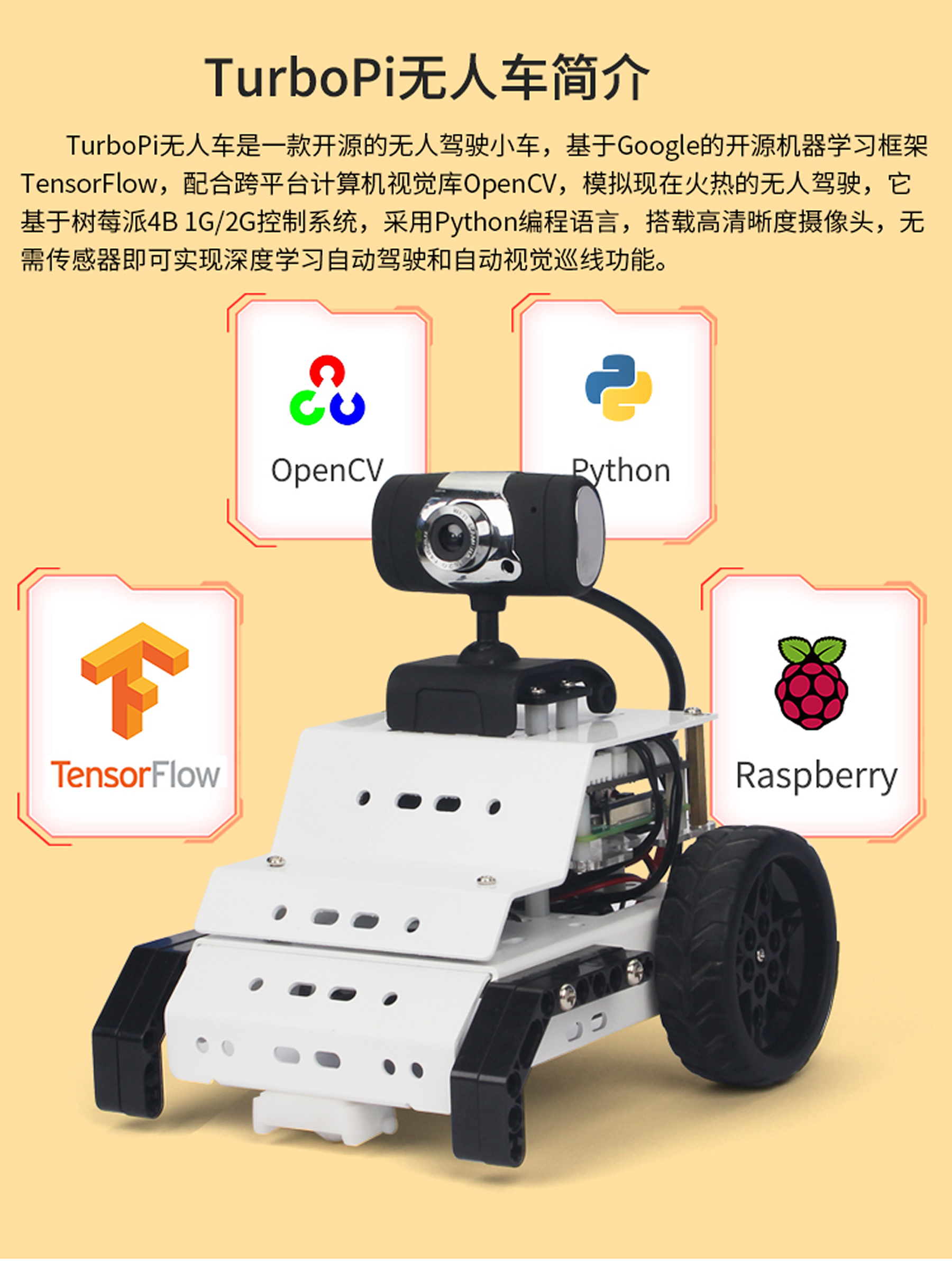 TurboPiAI視覺循跡無人車