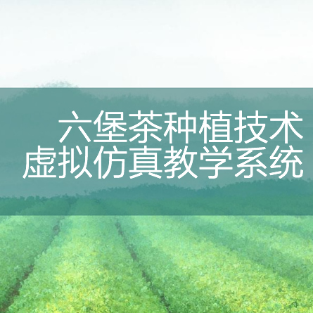 六堡茶種植技術虛擬仿真教學系統(tǒng)